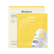 Set, Biodance, Vita Niacinamide, Upplysning, Ansiktsmask, För ansiktet, 4 st, 34 g