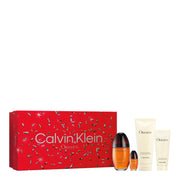 Set Calvin Klein: Obsession, Eau De Parfum, For Women, 100 ml + Obsession, Eau De Parfum, For Women, 15 ml *Miniature + Obsession, Moisturizing, Shower Gel, 100 ml + Obsession, Hydrating, Body Lotion, 200 ml