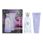 Set Caribbean Joe: Island Supply Splash, Eau De Parfum, For Women, 100 ml + Island Supply Splash, Hydrating, Body Lotion, 100 ml