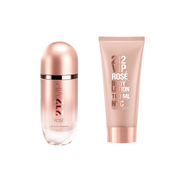 Set Carolina Herrera: 212 VIP Rose, Eau De Parfum, For Women, 80 ml + 212 VIP Rose, Moisturising, Body Lotion, 100 ml
