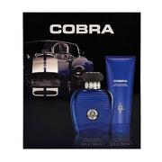 Set Carroll Shelby: Blue Cobra, Eau De Toilette, For Men, 100 ml + Blue Cobra, Shower Gel & Shampoo 2-In-1, 150 ml