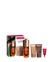 Set Clarins: Double Serum, Age-Defying, Daily, Serum, For Face, 50 ml + Extra-Firming, Firming, Day, Cream, For Face, 15 ml + Extra-Firming, Collagen, Firming, Night, Cream, For Face, 15 ml + Total Eye, Lifting, Eye Cream, 3 ml