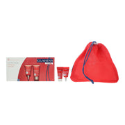 Set Clarins: Men, Organic Red Ginseng, Revitalizing, Day & Night, Gel, For Face, 2 ml *Sample + Men, Energising, Eye Gel, 3 ml
