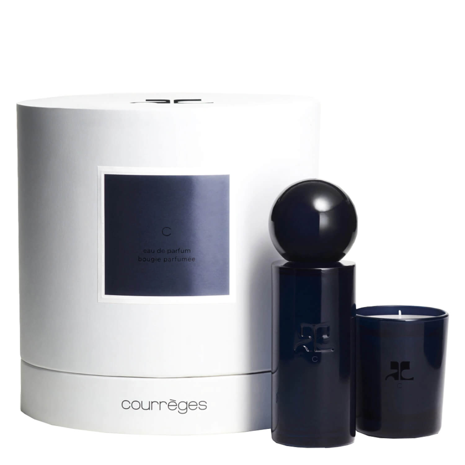 Set Courreges: C, Eau De Parfum, Unisex, 100 ml + C, Scented Candle, 75 g