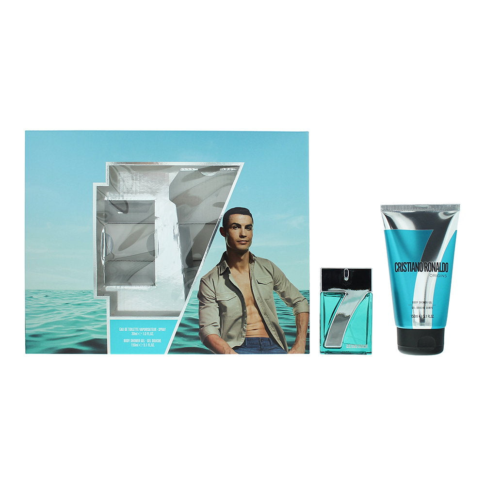 Set Cristiano Ronaldo: CR7 Origins, Eau De Toilette, For Men, 30 ml + CR7 Origins, Shower Gel, 150 ml