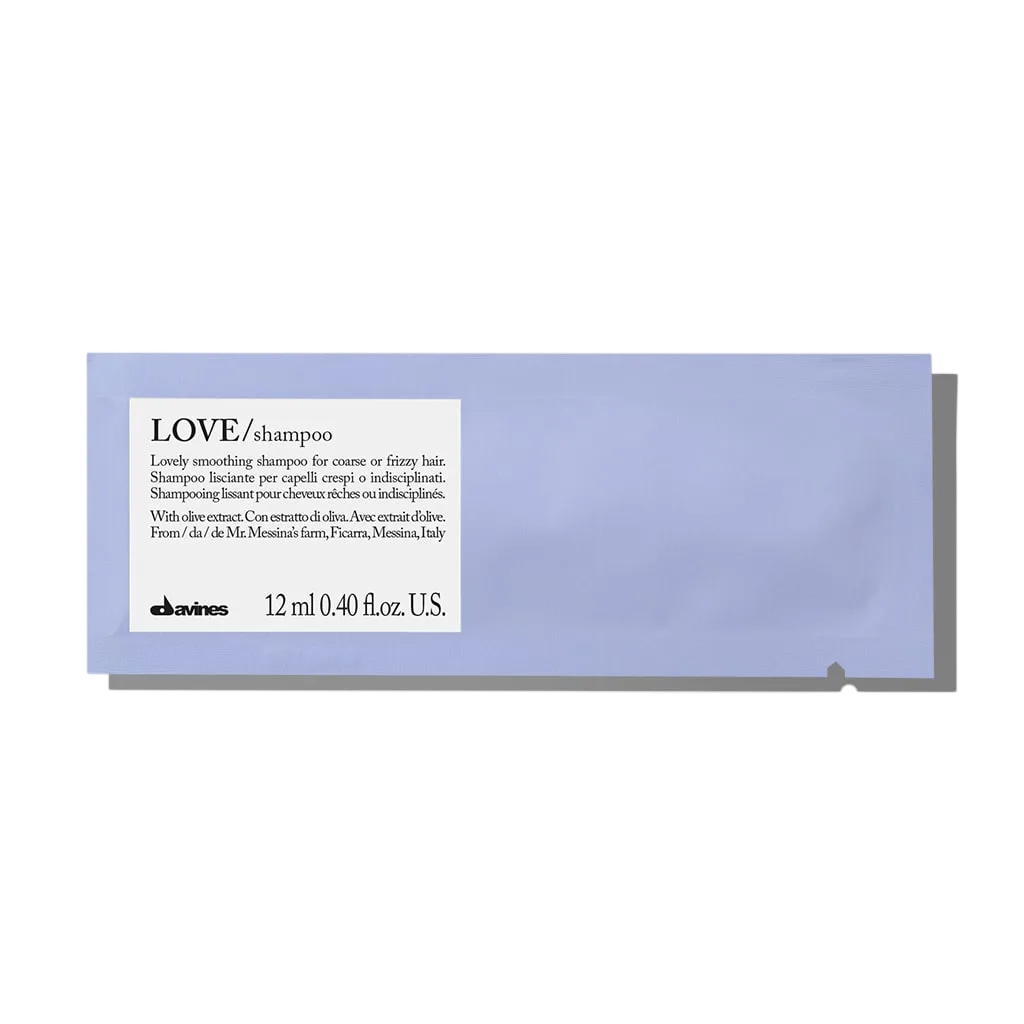 Set, Davines, Love Smoothing, Hårschampo, Utjämning, 12 st, 12 ml