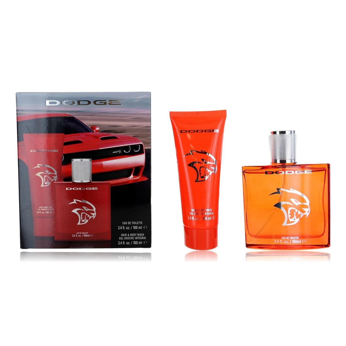 Set Dodge: Hellcat, Eau De Toilette, For Men, 100 ml + Hellcat, Body Wash, Body, 100 ml
