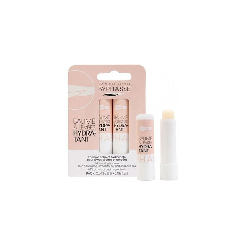 Duo Set, Byphasse, Byphasse, Återfuktande, Läppbalsam behandling, 2 st, 4.8 g