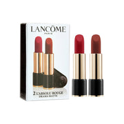 Duo Set, Lancome, L'Absolu Rouge, Matt, Krämigt läppstift, 290, Drama, 2 st, 3.4 g