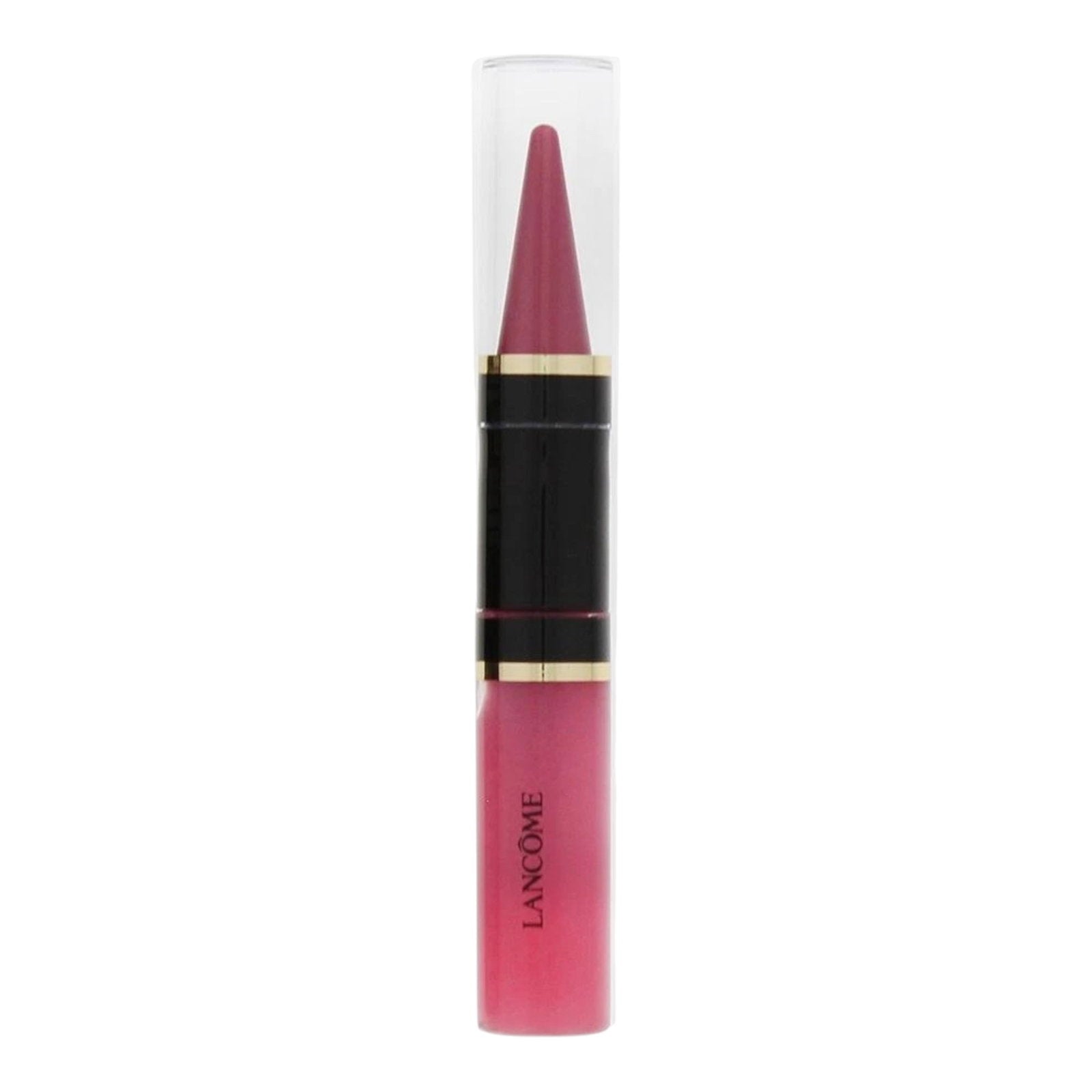 Duo Set, Lancome, Lip Kajal Duo Chroma, Krämigt läppstift & läppglans, 01, Rosa krom, 2.7 g