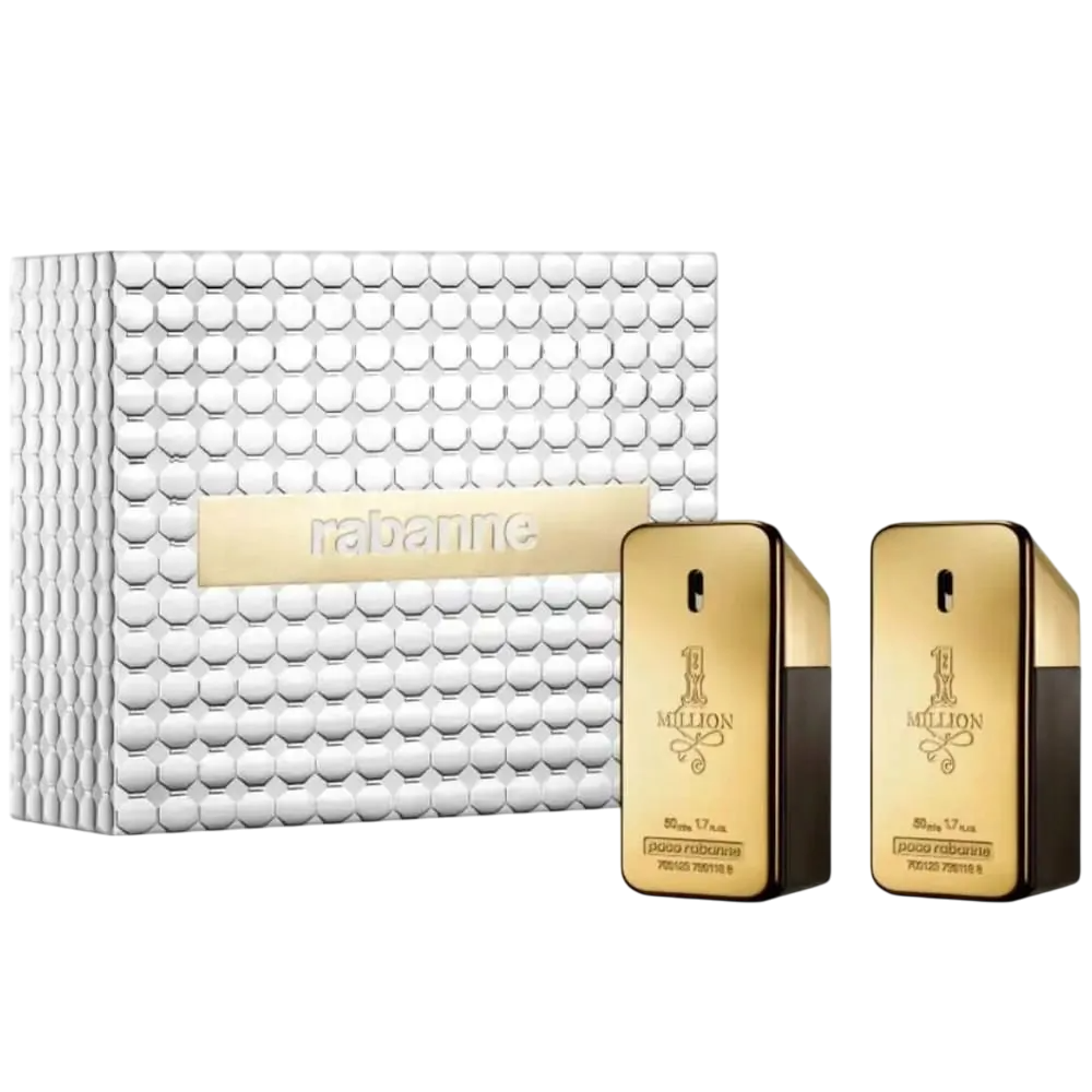 Duo Set, Paco Rabanne, 1 Million, Eau de Toilette, För män, 2 st, 50 ml