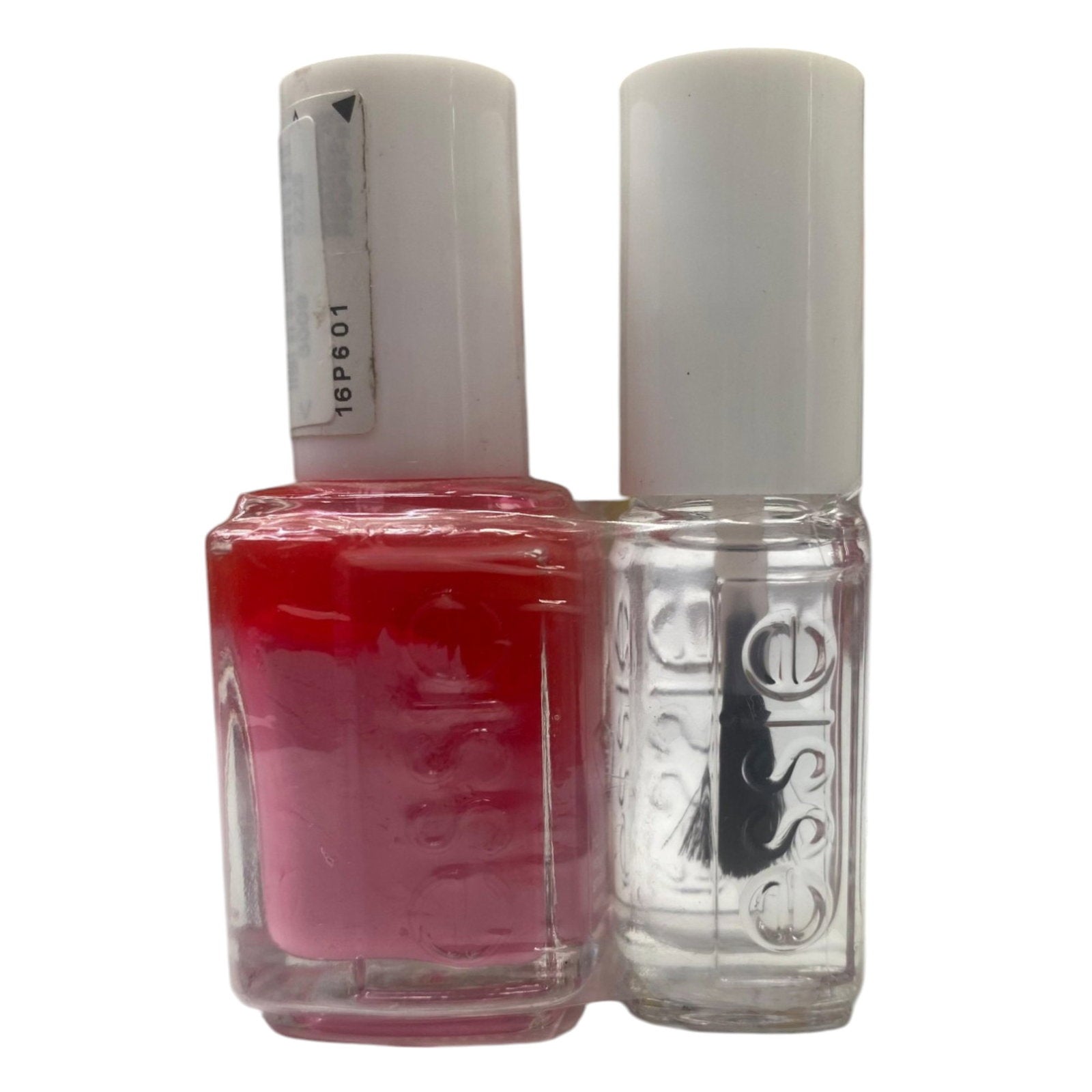 Set Essie: Nagellack, veganskt, glansig finish, nagellack, 20, Lovie Dovie, 13,5 ml + nagelvård - Good To Go, överlack, nagelstärkande lack, 5 ml