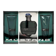 Set Ford: Mustang Green, Eau De Toilette, For Men, 100 ml + Mustang Green, Hydrating, After-Shave Balm, 100 ml + Mustang Green, Hydrating, Shower Gel, All Skin Types, 100 ml