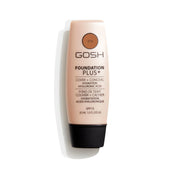 Gosh, Foundation Plus+, Flytande foundation & concealer 2-i-1, 010, Solbränna, SPF 15, 30 ml