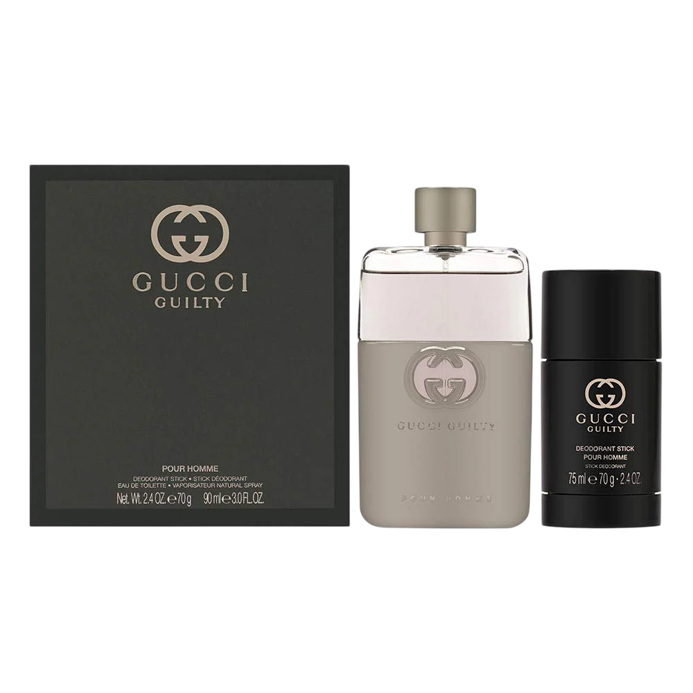 Set Gucci: Guilty, Eau De Toilette, For Men, 90 ml + Guilty, Deodorant Stick, For Men, 75 g