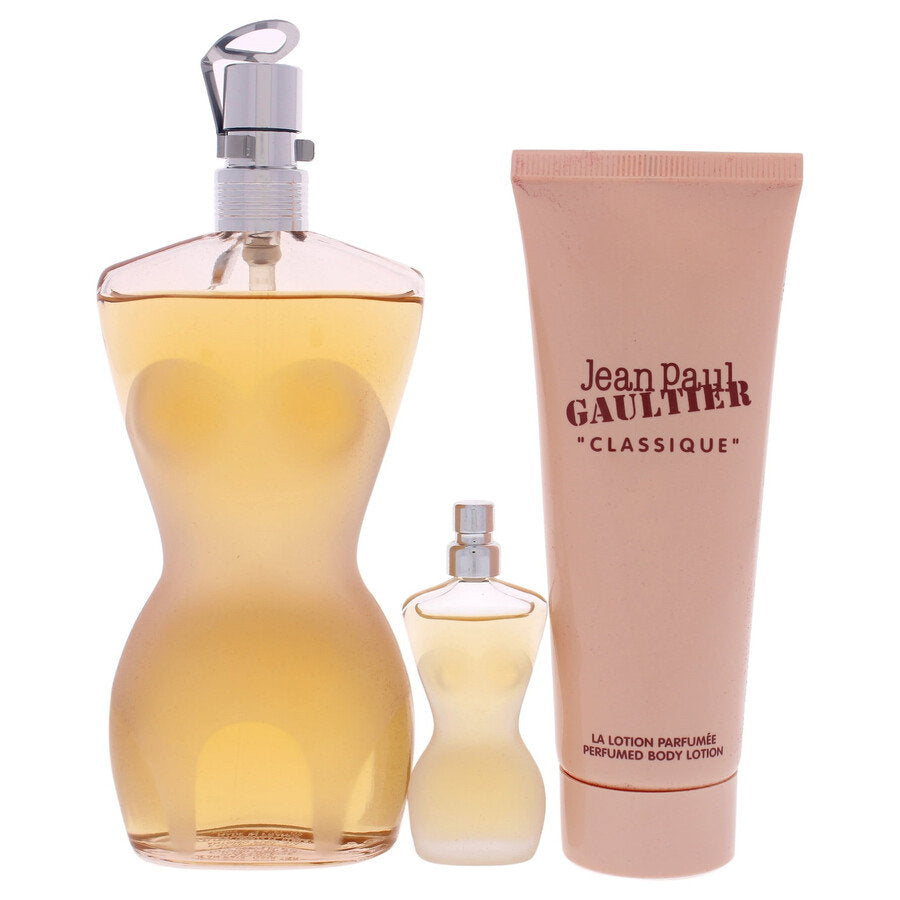 Set Jean Paul Gaultier: Classique, Eau De Toilette, For Women, 100 ml + Classique, Eau De Toilette, For Women, 6 ml + Classique, Hydrating, Body Lotion, 75 ml