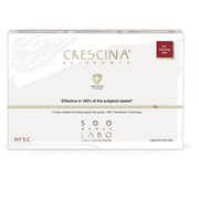 Set, Labo Suisse, Crescina, Transdermic HFSC 500, För tillväxtstimulering, Ampullbehandlingsserum, För hårbotten, För kvinnor, 5 st, 3.5 ml