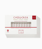 Set, Labo Suisse, Cadu-Crex Initial Stage, Mot håravfall, Ampullbehandlingsserum, För hårbotten, För män, 20 st, 3.5 ml