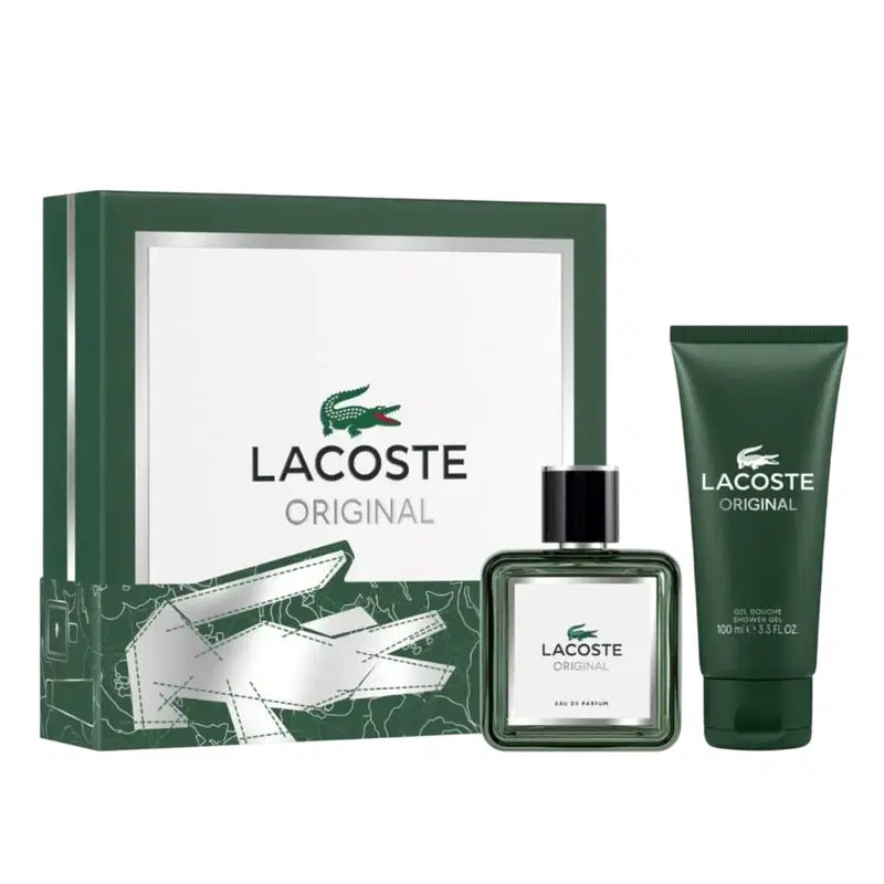 Set Lacoste: Original, Eau De Parfum, For Men, 60 ml + Original, Cleansing, Refreshing, Shower Gel, 100 ml