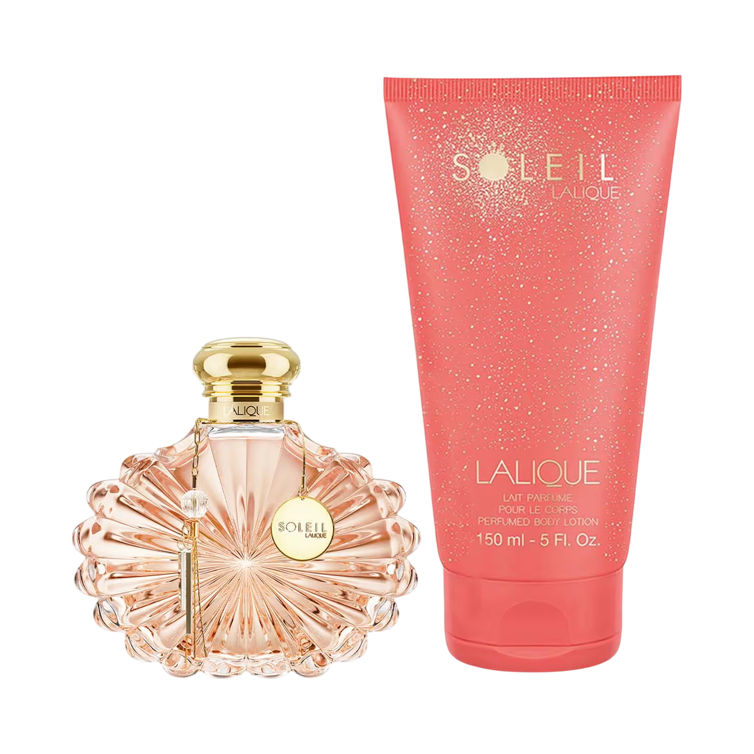 Set Lalique: Soleil, Eau De Parfum, For Women, 50 ml + Soleil, Hydrating, Body Lotion, 150 ml