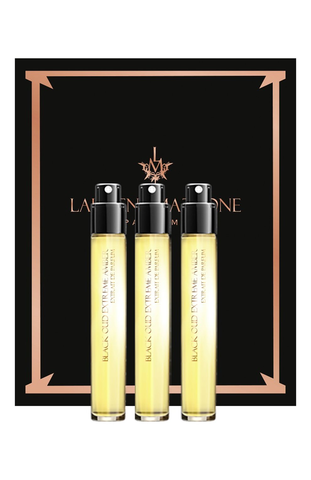 Set, Laurent Mazzone, Black Oud Extreme Amber, Parfymextrakt, Unisex, 3 st, 15 ml