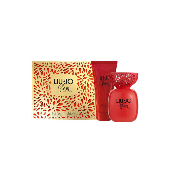 Set Liu Jo: Glam, Eau De Parfum, For Women, 100 ml + Glam, Hydrating, Daily, Body Lotion, 200 ml