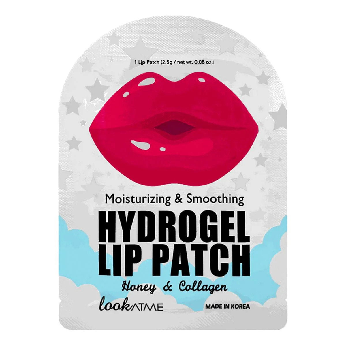 Set, Look At Me, Hydrogel, Honung, Återfuktande, Läppmask, 3 st, 2.5 g