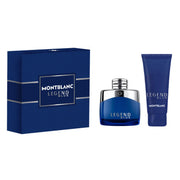 Set Montblanc: Legend Blue, Eau De Parfum, För män, 50 ml + Legend Blue, Rengörande, Duschgel, För hela kroppen, För alla hudtyper, 100 ml