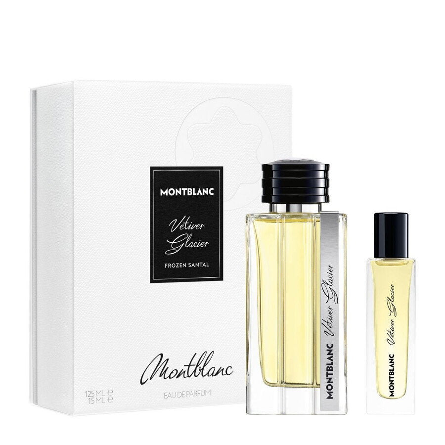 Set Montblanc: Vetiver Glacier, Eau De Parfum, For Men, 125 ml + Vetiver Glacier, Eau De Parfum, For Men, 15 ml
