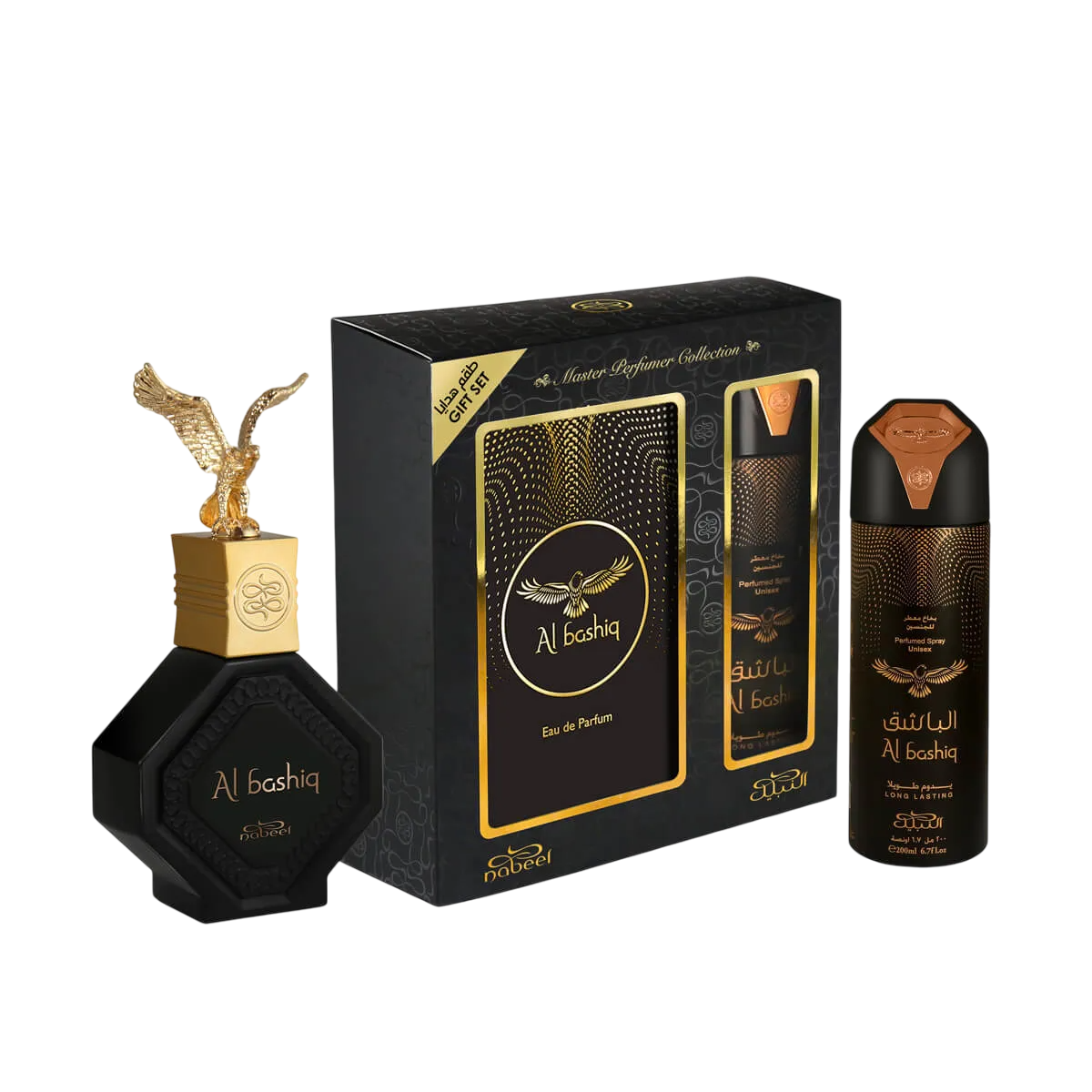 Set Nabeel: Fulad, Eau De Parfum, För män, 100 ml + Fulad, Deodorant Spray, För män, 100 ml