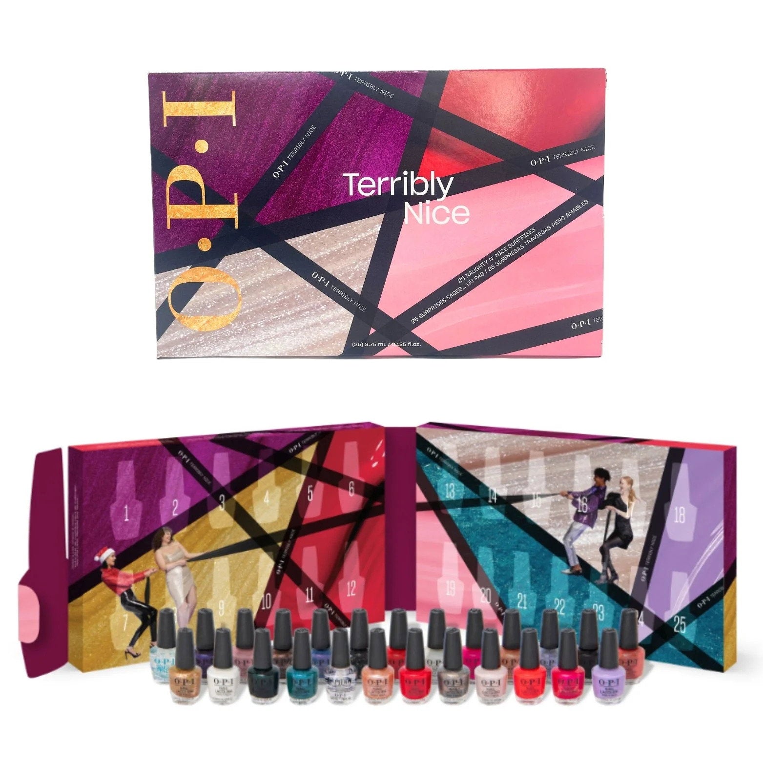 Set, Opi, Terribly Nice, Smink, Adventskalender, 25 st