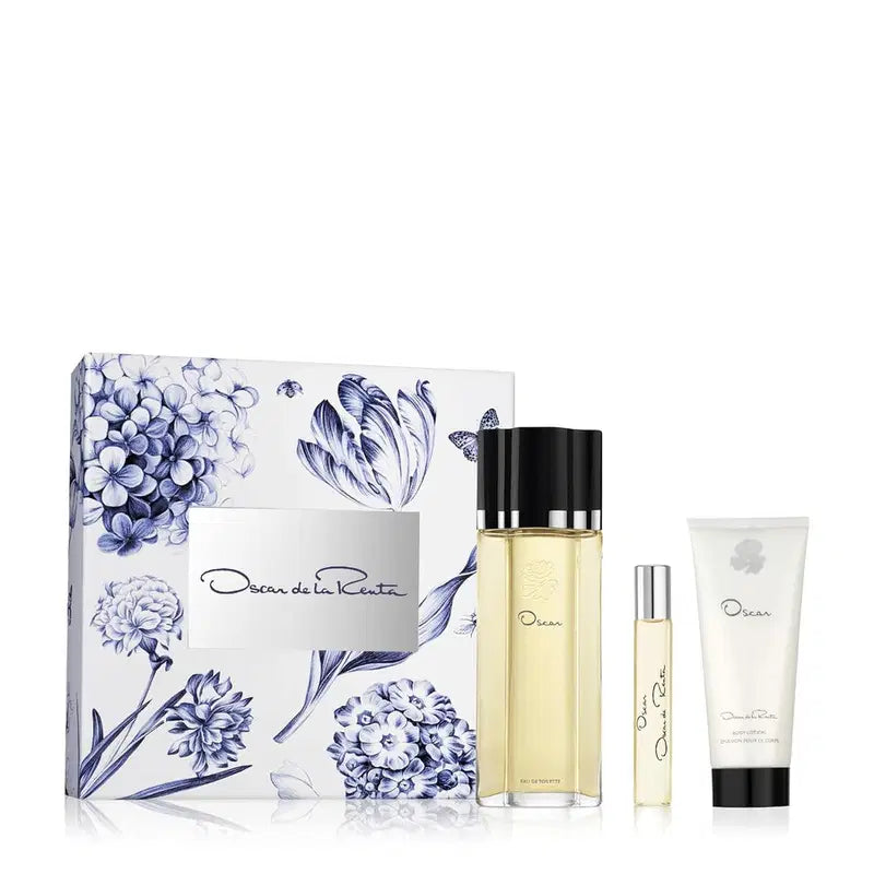 Set Oscar de la Renta: Oscar, Eau De Toilette, For Women, 100 ml + Oscar, Eau De Toilette, For Women, 10 ml + Oscar, Hydrating, Body Lotion, 100 ml