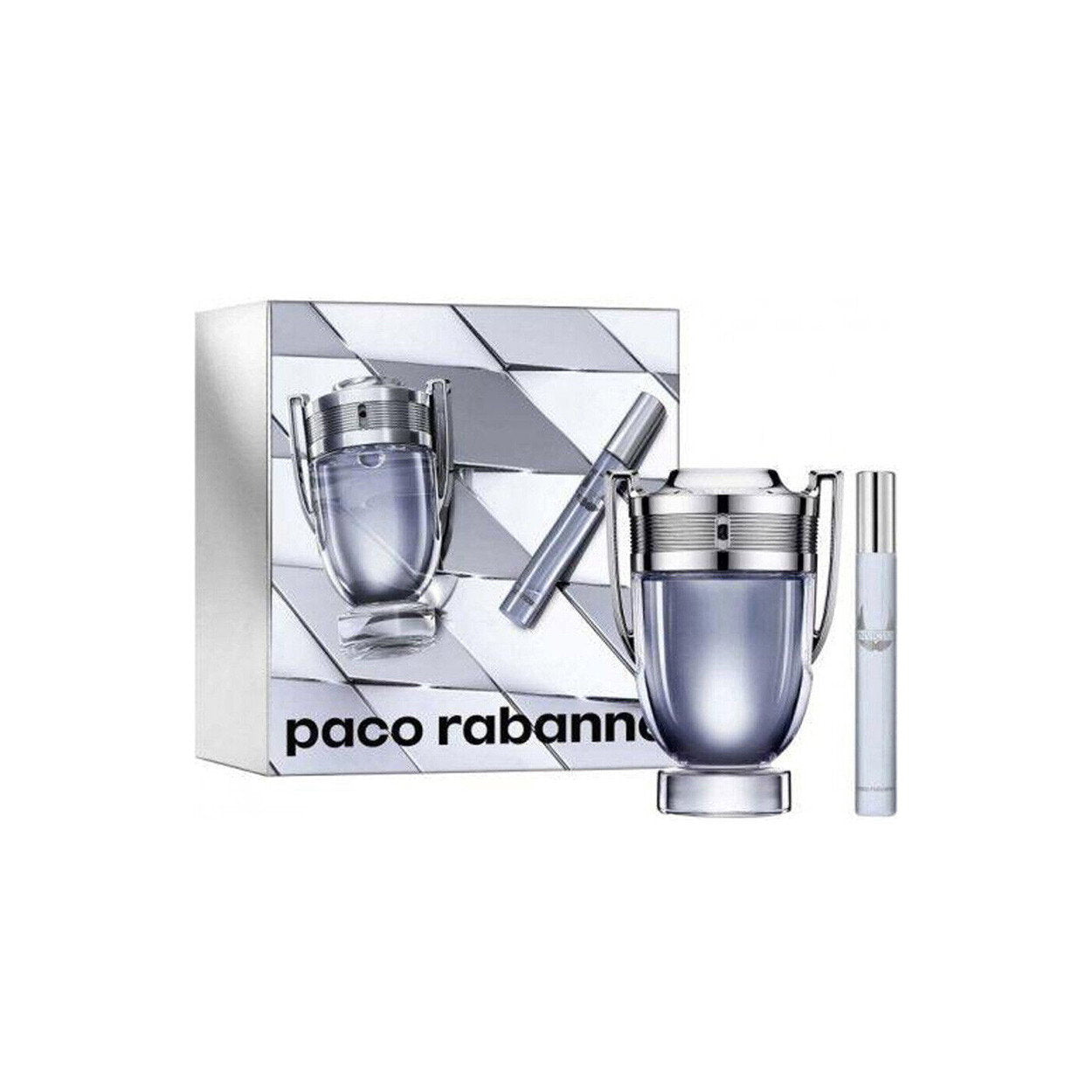 Set Paco Rabanne: Invictus, Eau De Toilette, For Men, 20 ml + Invictus, Eau De Toilette, For Men, 100 ml