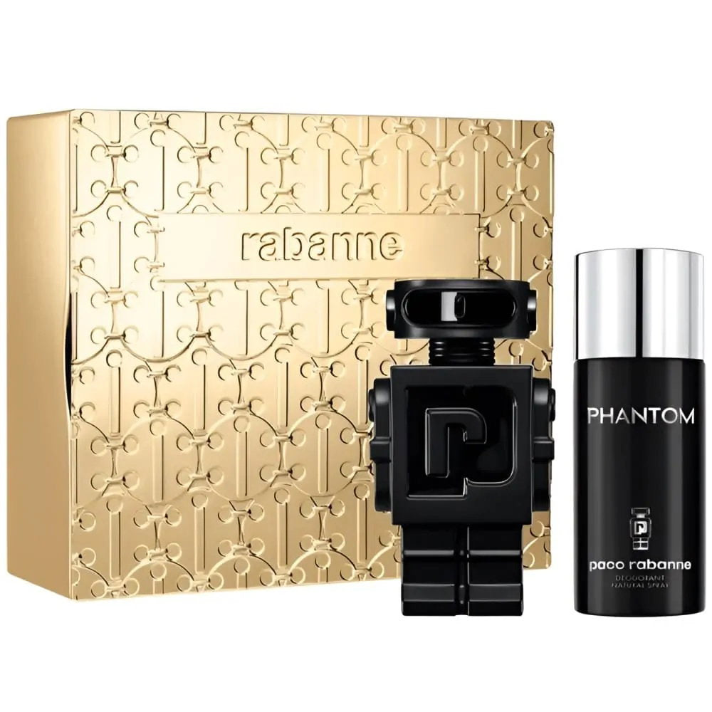 Set Paco Rabanne: Phantom, Eau De Parfum, For Men, 100 ml + Phantom, Deodorant Spray, For Men, 150 ml