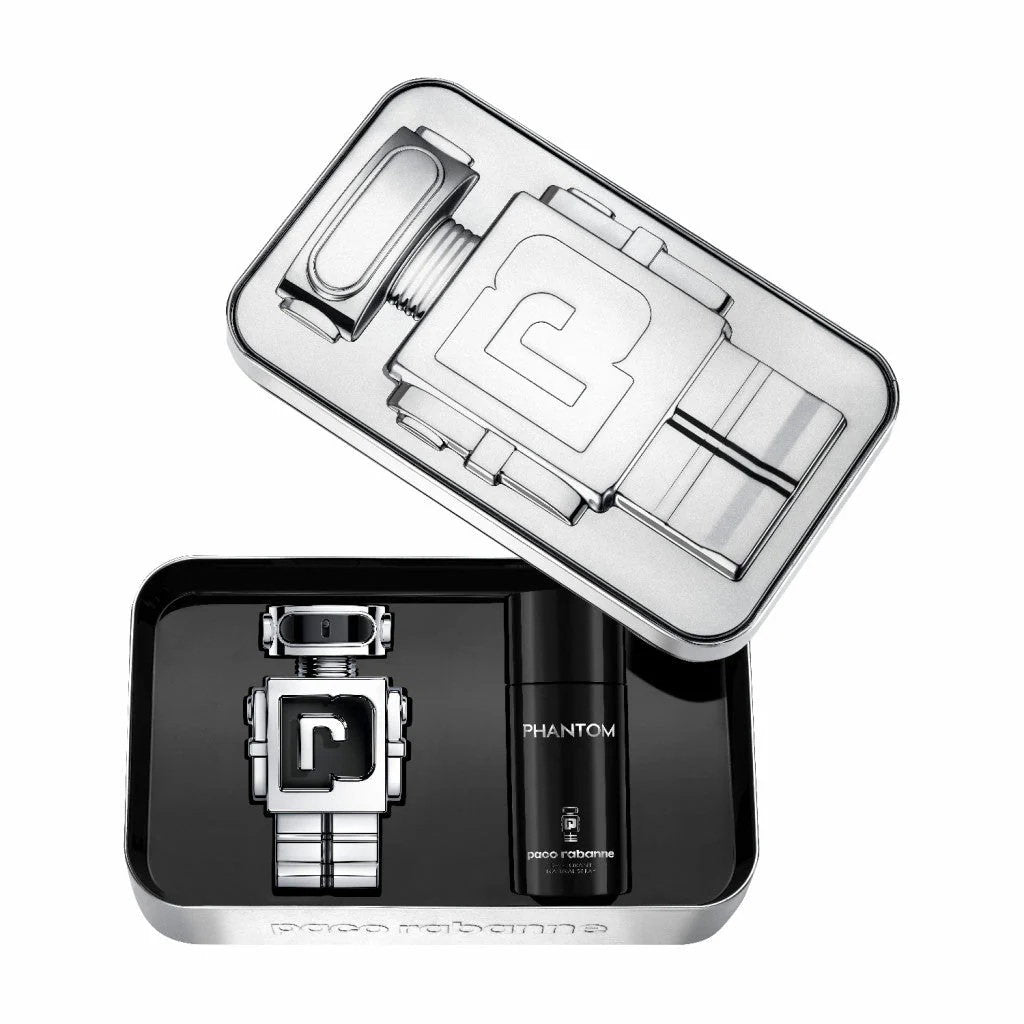 Set Paco Rabanne: Phantom, Eau De Toilette, For Men, 100 ml + Phantom, Deodorant Spray, For Men, 150 ml