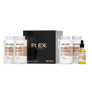 Set Revox B77: Plex Bond Step 3, Hair Cream Treatment, Anti-Breakage, 260 ml + Plex Bond Step 4, Hair Shampoo, For Strengthening, 260 ml + Plex Bond Step 5, Hair Conditioner, Restores, 260 ml + Plex Bond Step 6, Hair Cream Treatment, Repairing, 260 ml ...