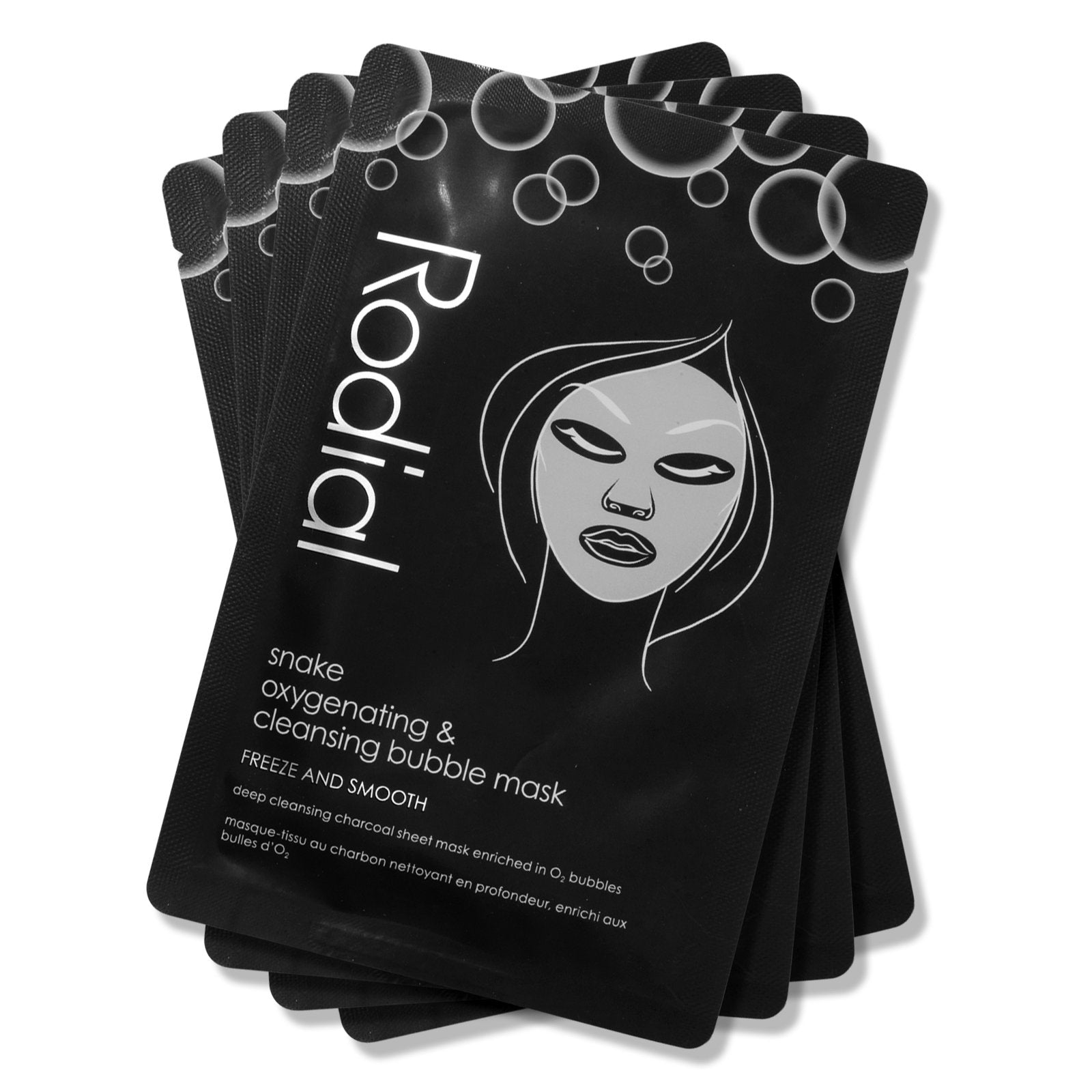Set, Rodial, Snake, Rengöring, Ansiktsmask, För ansiktet, 4 st, 22 g