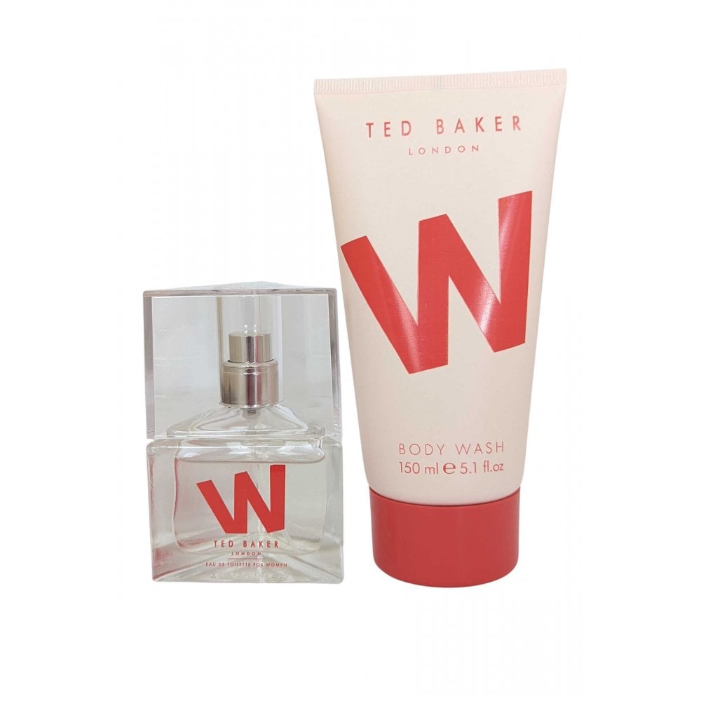 Set Ted Baker: W, Eau De Toilette, For Women, 30 ml + W, Cleansing, Shower Gel, All Over Body, All Skin Types, 150 ml