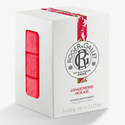 Set Trio, Roger & Gallet, Gingembre Rouge, Tvålbar, 3 st, 100 g