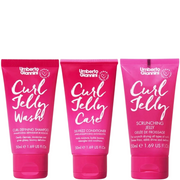 Set Umberto Giannini: Curl Jelly, Hair Styling Gel, Curl Definition & Frizz Control, Medium Hold, 50 ml + Curl Jelly, Hair Shampoo, Curl Defining, 50 ml + Curl Jelly, Hair Conditioner, Curl Defining, 50 ml