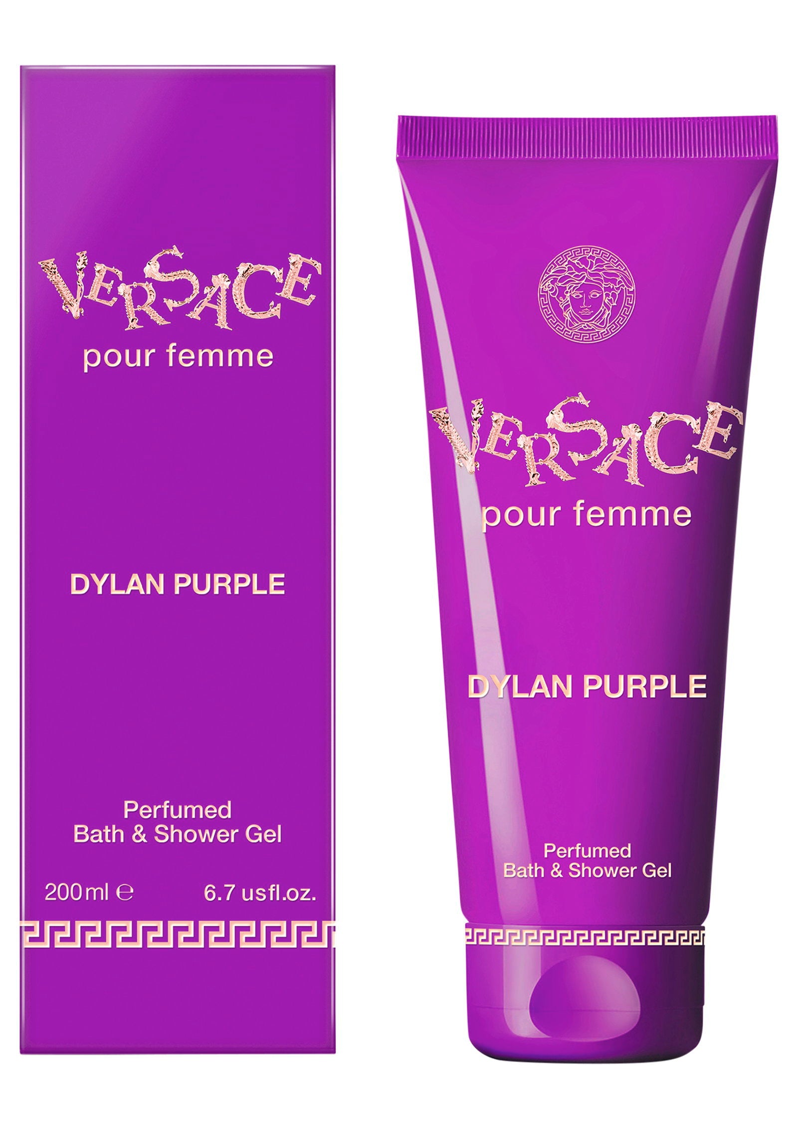 Versace, Dylan Purple, Duschgel, För alla hudtyper, 200 ml