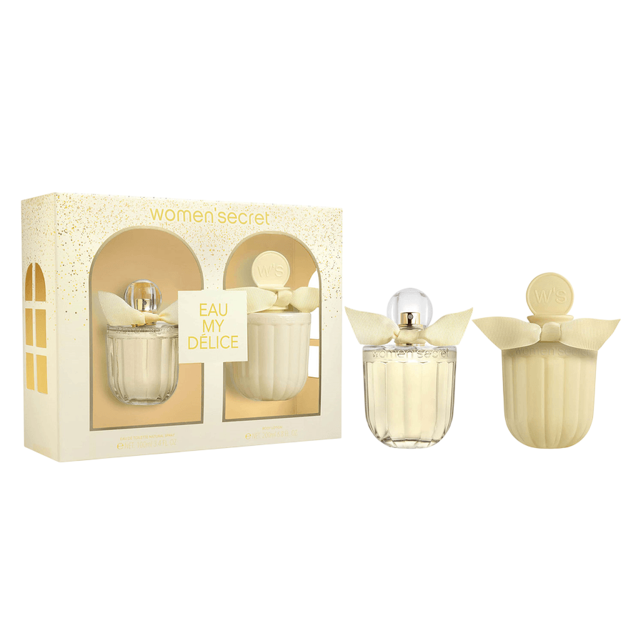 Set Women'Secret: Eau My Delice, Eau De Toilette, For Women, 100 ml + Eau My Delice, Hydrating, Body Lotion, 200 ml
