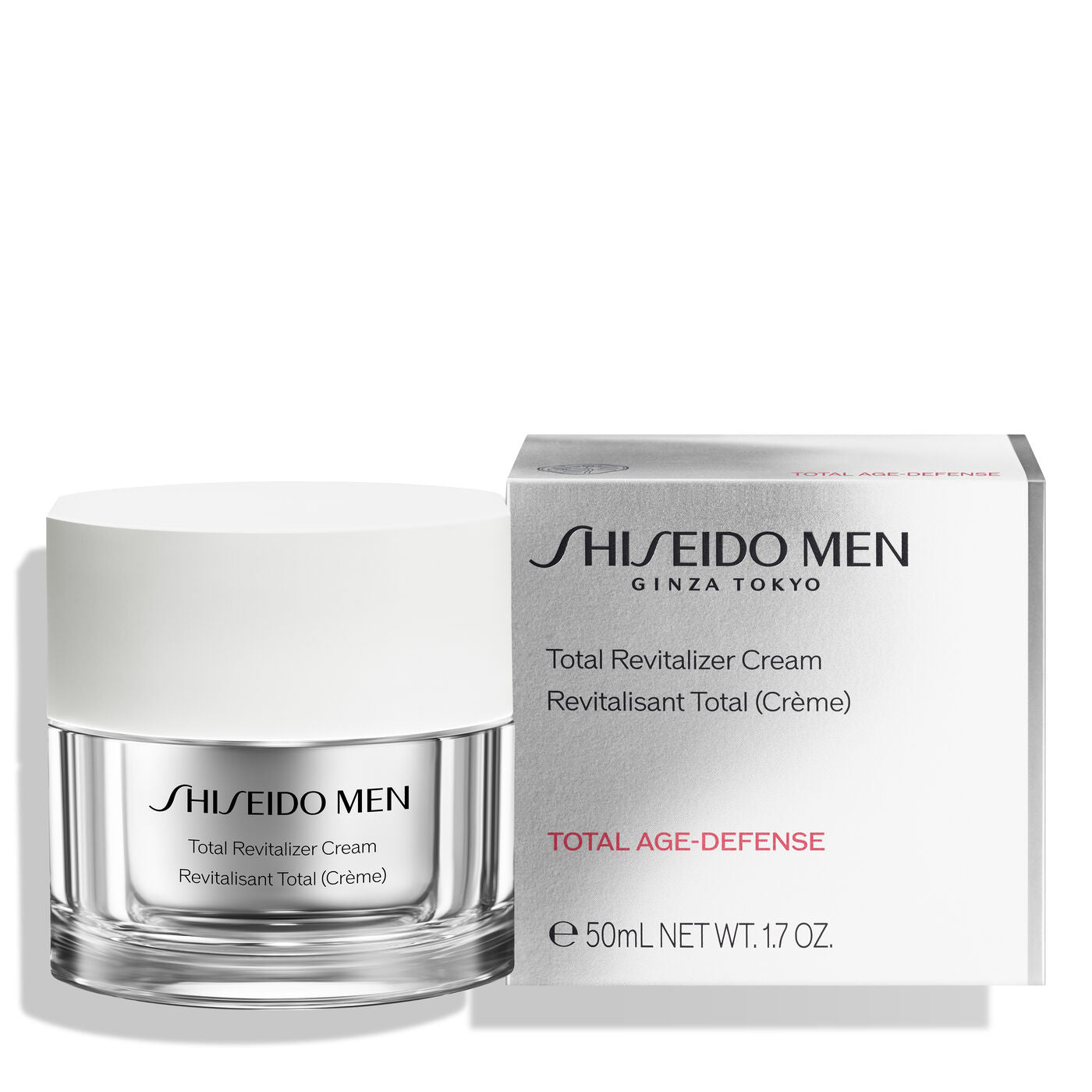 Shiseido, Men Total, Revitalisering, Grädde, För ansiktet, 50 ml
