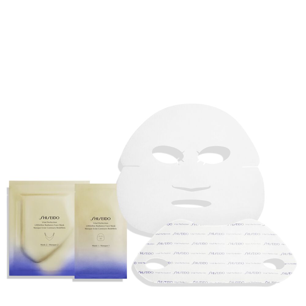 Shiseido, Vital Perfection, Anti-aging & Lyster, Ansiktsmask, För ansiktet, 12 st, 1 ml