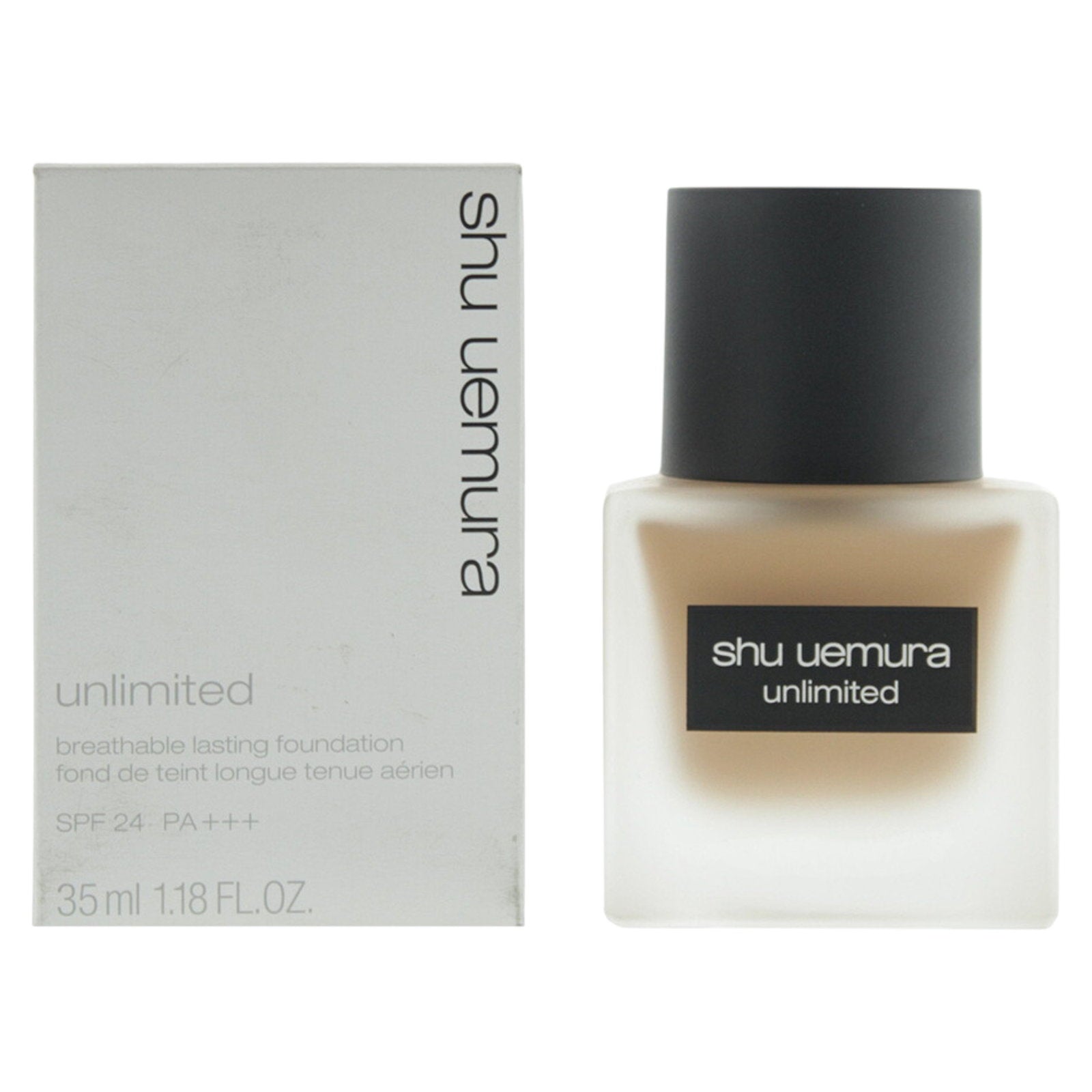 Shu Uemura, Unlimited, Naturlig, Flytande foundation, 734, 734 Rik Beige, SPF 24, 35 ml