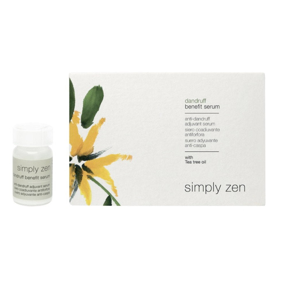 Set, Simply Zen, Dandruff Benefit, Hårserum, Mot mjäll, 12 st, 5 ml
