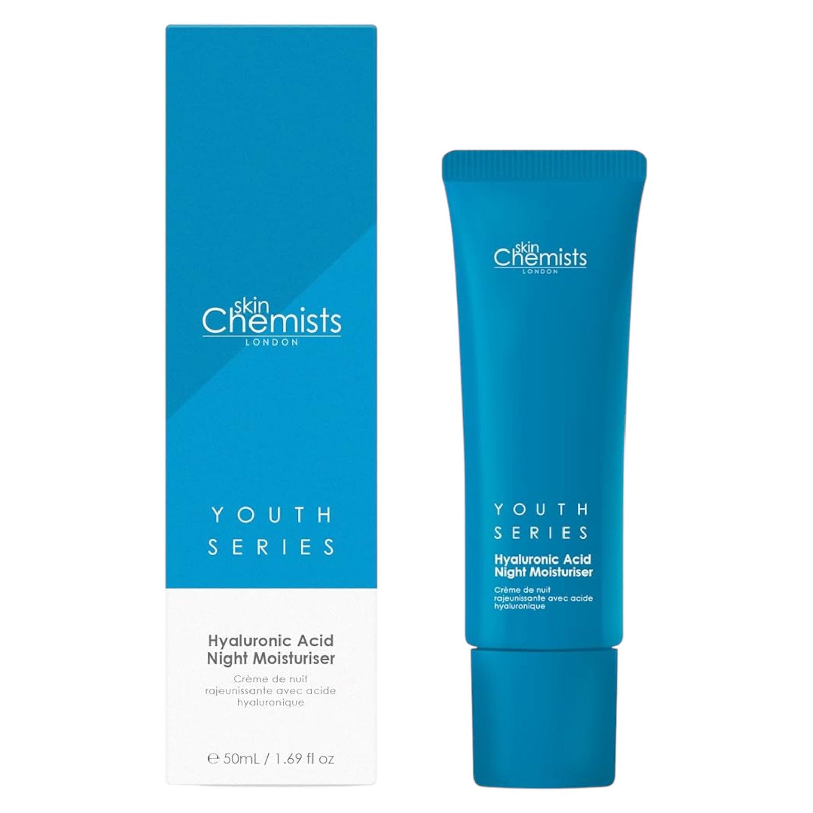 Skin Chemists, Youth Series, Fuktighetskräm, På natten, Grädde, För ansiktet, 50 ml