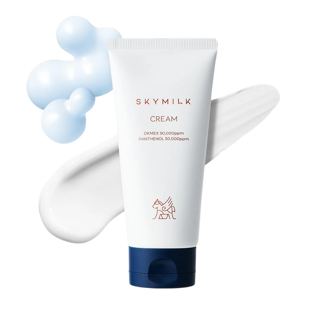 SKYMILK, Panthenol, Donkey Milk, Återfuktande, Grädde, För ansiktet, 120 ml