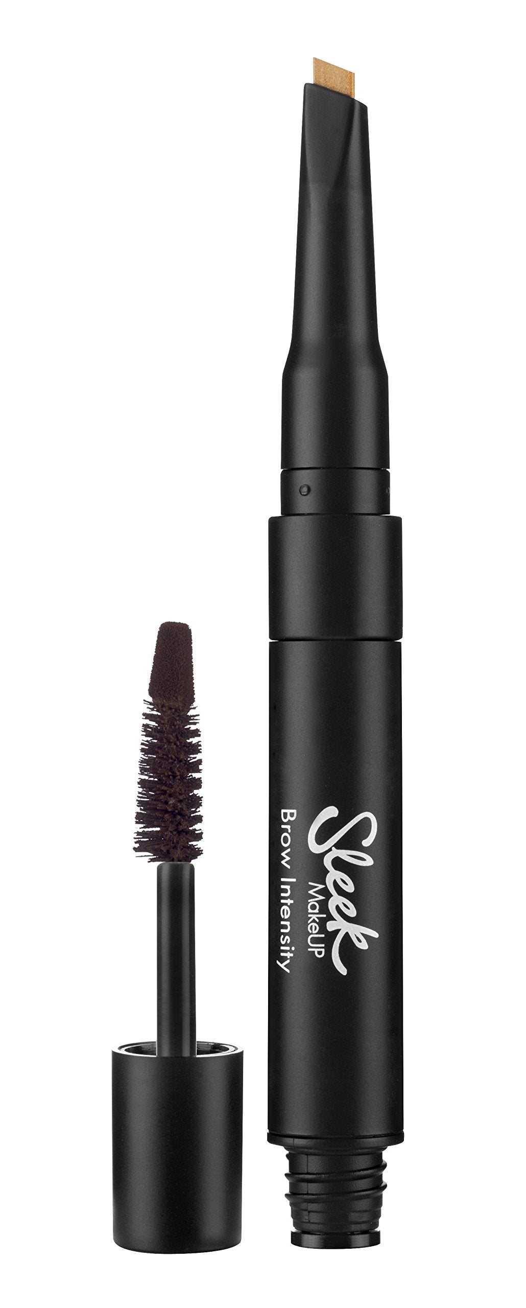 Sleek MakeUP, Brow Intensity, Mascara & Highlighter 2-i-1, Mörk + Guld, 3 ml