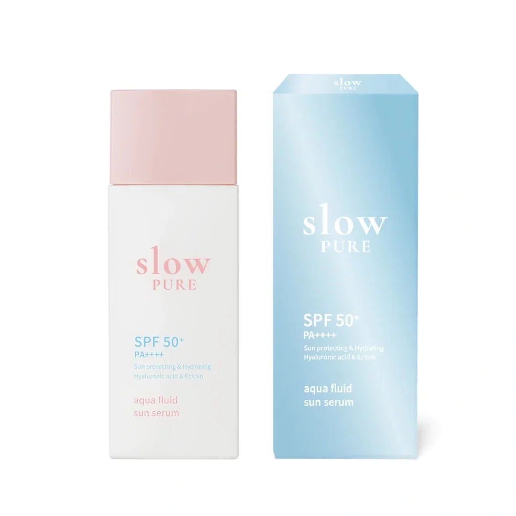 Slowpure, Aqua Fluid Sun, Protecting, Dag, Serum, För ansiktet, SPF 50, 50 ml